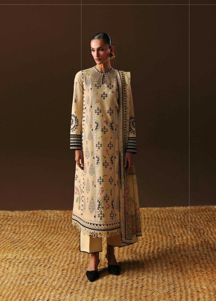 Sable Vogue Unstitched Embroidered Lawn 3 Piece Suit SV26ULL SL-04-26-V2 - Festive Collection