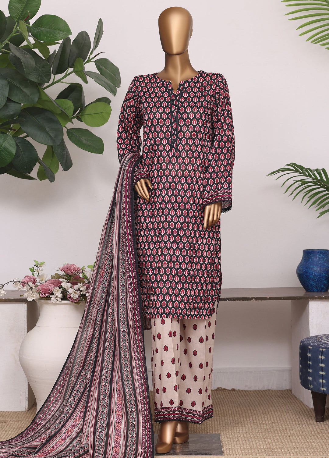 Daily Wear by HZ Textiles Women RTW Lawn Printed 3 Piece Suit HZ26PDW LPT-3P-2606 - Casual Collection