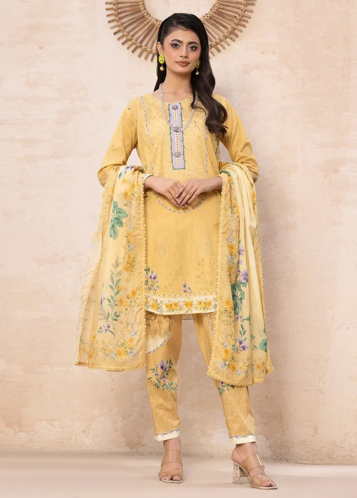 Cocoon by Regalia Textiles Unstitched Printed Lawn 3 Piece Suit RG26UCL D-9 - Summer Collection