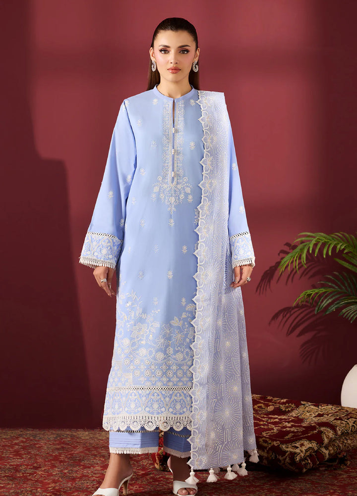 Alizeh Fashion Unstitched Embroidered Lawn 3 Piece Suit AF26ULE AF-EL-7059-COSMIC - Summer Collection