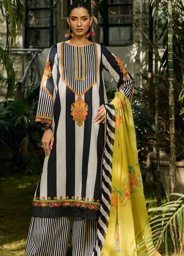 C Prints by Charizma Unstitched Printed Lawn 3 Piece Suit CHR26ULP CP6-14 - Summer Collection