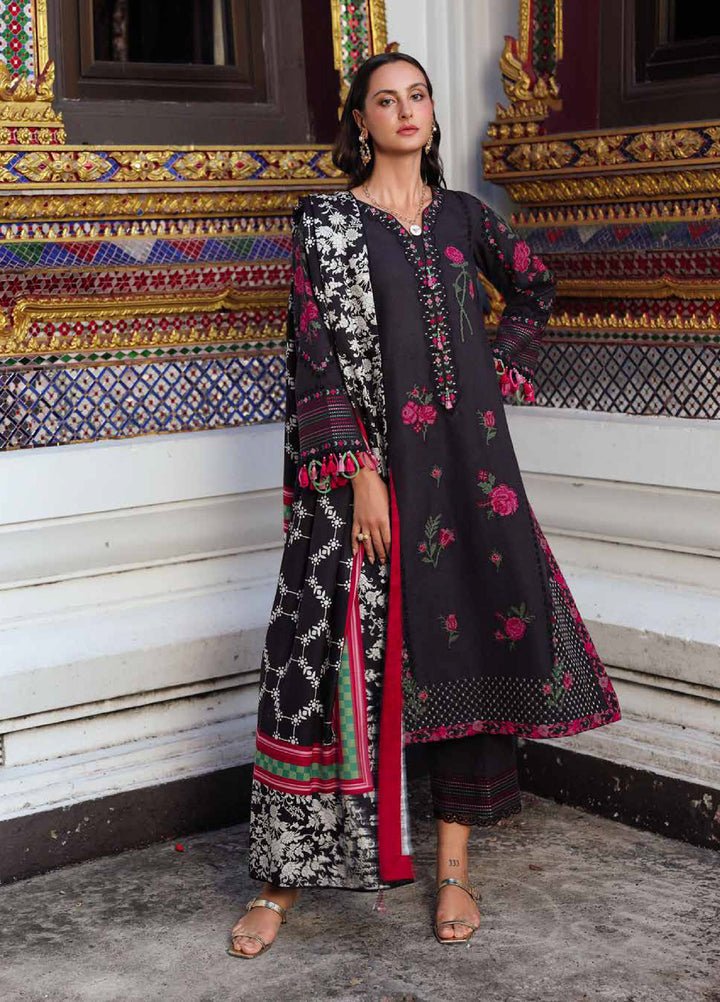 Poshima by Charizma Embroidered Peach Leather Suits Unstitched 3 Piece CZ25PW PSW5-05 - Winter Collection