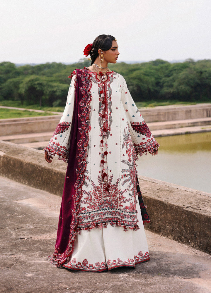 Hussain Rehar Unstitched Karandi Winter Embroidered Suits 3 Piece HRR25K Afsaneh - Winter Collection