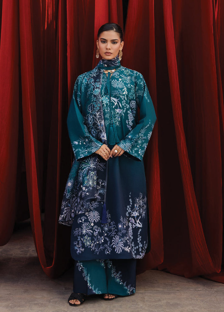 Aik Roz by Aik Atelier Unstitched Khaddar Printed Suits 3 Piece AIK25RK Look 07 - Winter Collection