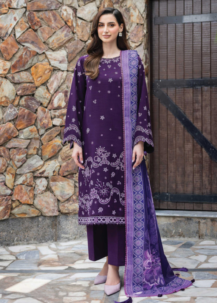 Eminence by Farasha Embroidered Khaddar Suits Unstitched 3 Piece FSH25FW D-03 Maylin - Winter Collection