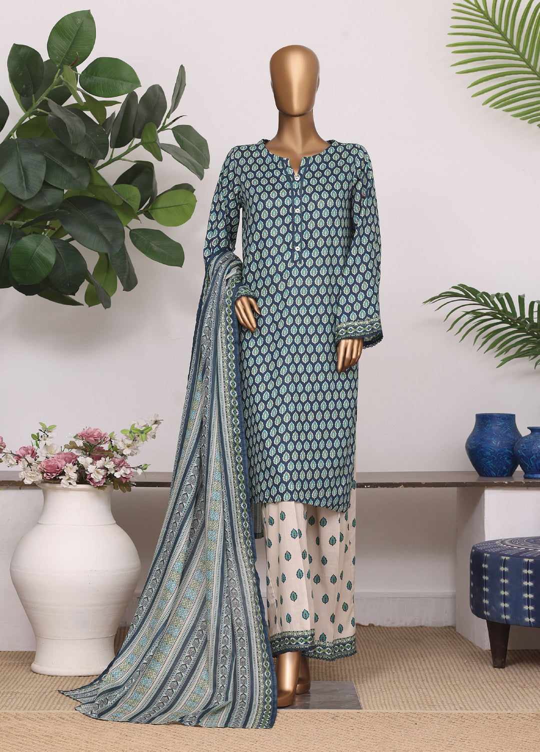 Daily Wear by HZ Textiles Women RTW Lawn Printed 3 Piece Suit HZ26PDW LPT-3P-2605 - Casual Collection