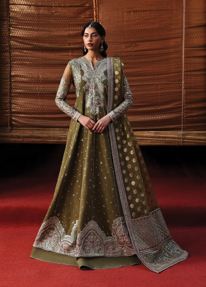 Kaashvi by Ayzel Unstitched Net Embroidered Suits 3 Piece AAF25KW JHANVI AZW-25-V2-06 - Wedding Collection