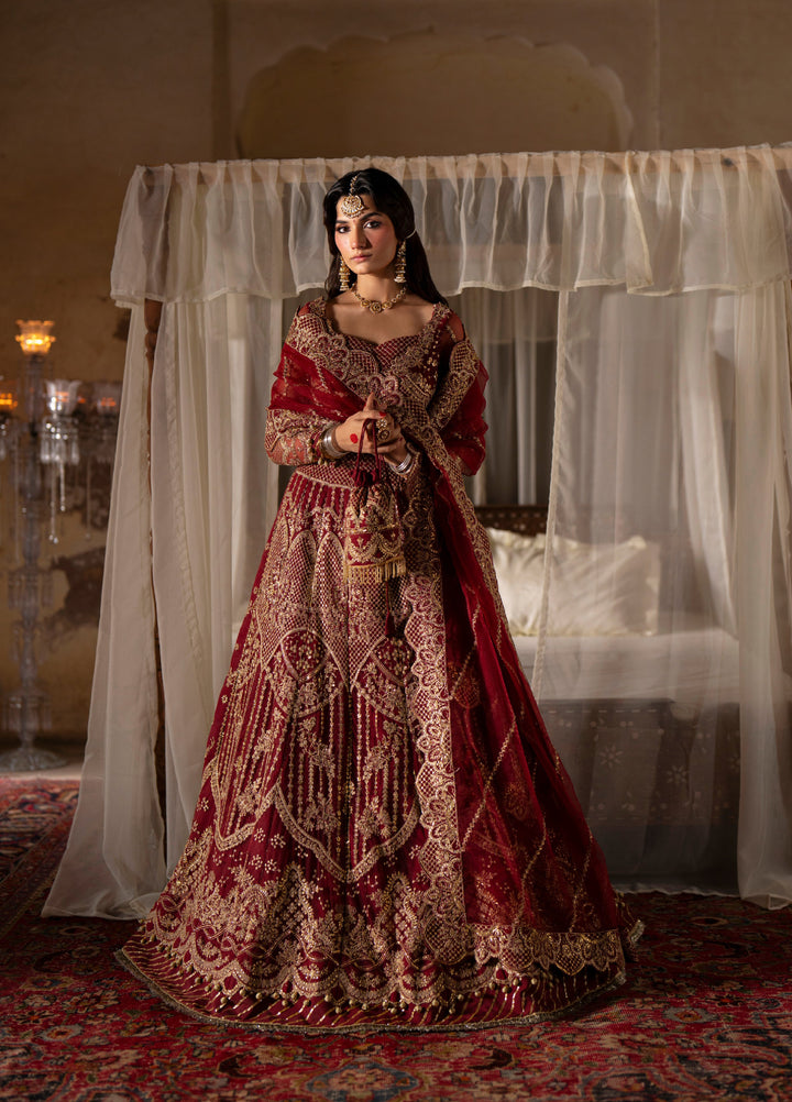 Dastan E Ishq by Ajr Festive Embroidered Unstitched Organza 3 Piece Suits AJR25DI D-3 Parizad - Formals Collection