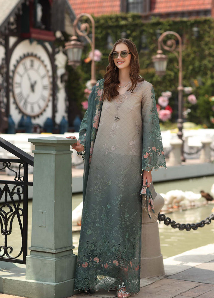 Noor Luxe by Saadia Asad Unstitched Chikankari Embroidered Lawn 3 Piece Suit SA26UNL D-4 MIREYA - Summer Collection