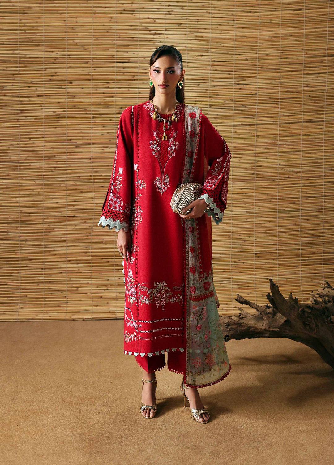 Sable Vogue Unstitched Embroidered Lawn 3 Piece Suit SV26ULL SL-07-26-V2 - Festive Collection