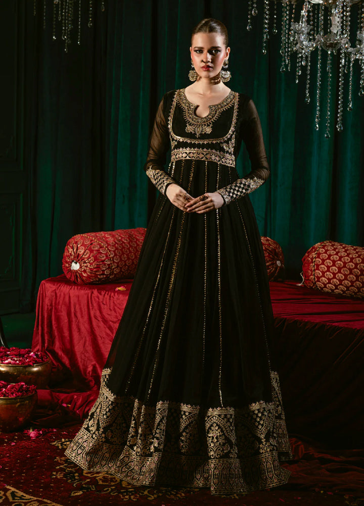 Aura by Haniumaimaz RTW Embroidered Chiffon 2 Piece Suit HUM26RCA WIZMA - Festive Collection