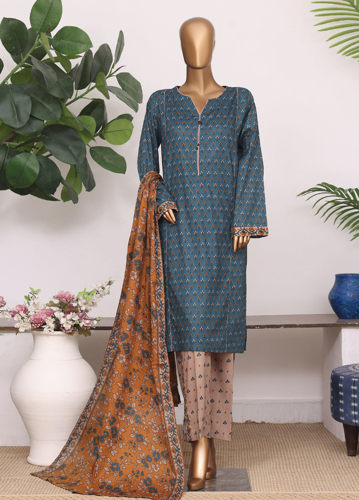 Daily Wear by HZ Textiles Women RTW Lawn Printed 3 Piece Suit HZ26PDW LPT-3P-2603 - Casual Collection