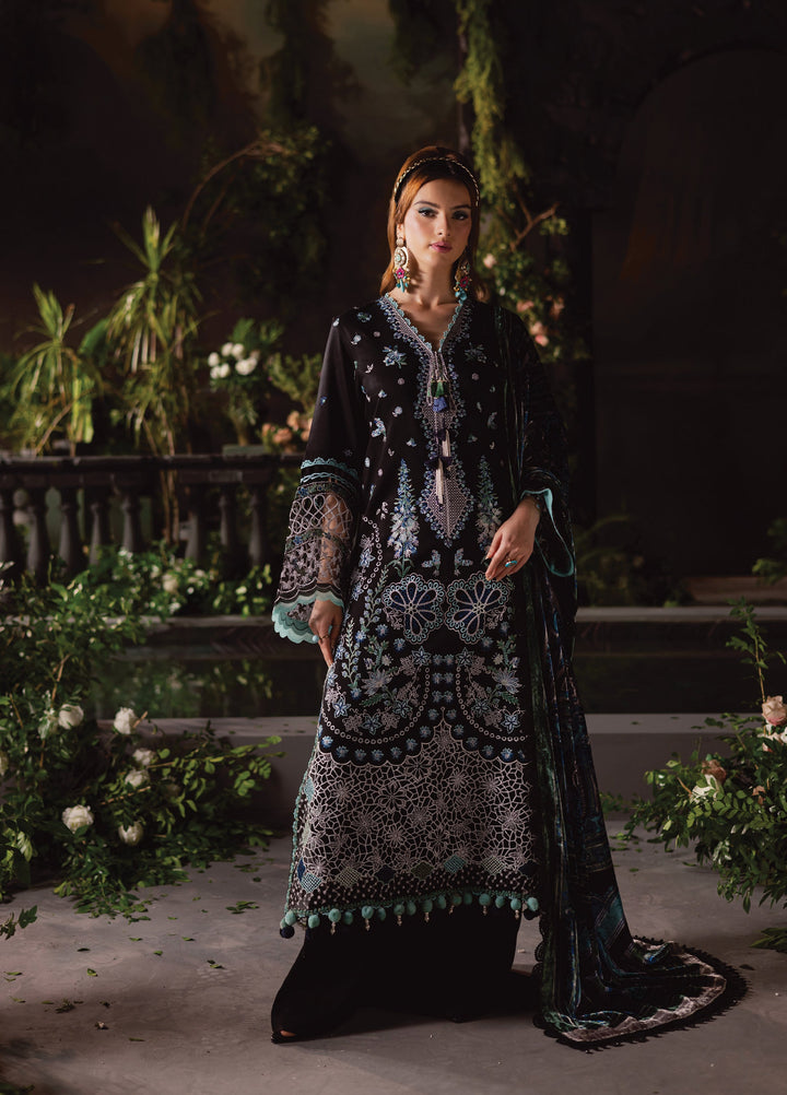 Amelia by Mahnur Unstitched Luxury Cotrai Embroidered 3 Piece Suits MN25AL AM-014 - Winter Collection