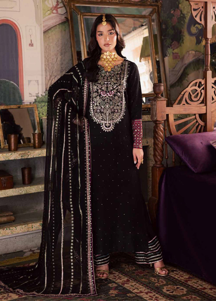 Nureh Nur Mahal The Silk Edit Unstitched Suits 3 Piece NU25NM NE-197 - Festive Collection