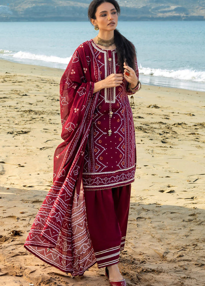 The Chunri by Gul Ahmed Unstitched Printed Lawn 3 Piece Suit GA26UTCL CL-52180 B - Summer Collection