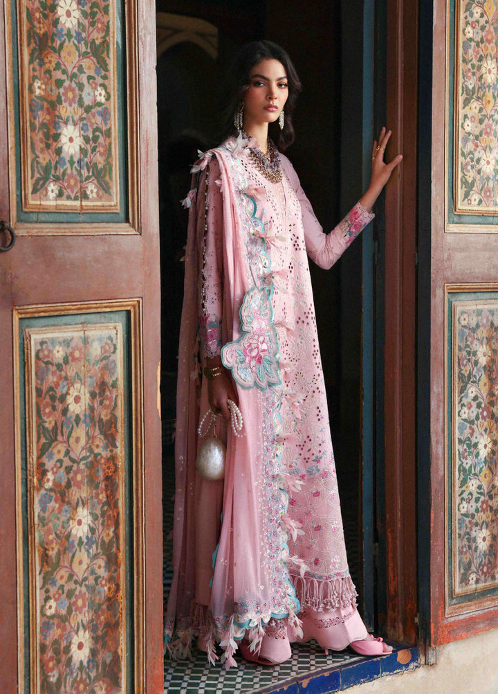 Reine by Republic Womenswear Unstitched Embroidered Luxury Lawn 3 Piece Suit RW26UTL D-02A - Eid Collection