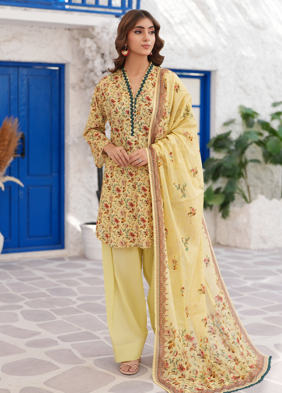 Salina by Regalia Textile Unstitched Printed Lawn 3 Piece Suit RG26PUIV D-8 - Summer Collection
