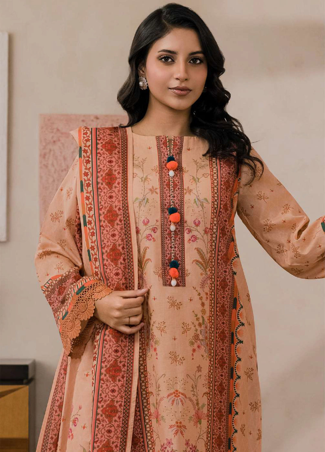 Zellbury Unstitched Printed Lawn 3 Piece Suit ZB26ULIV WUS26X31010 - Casual Collection