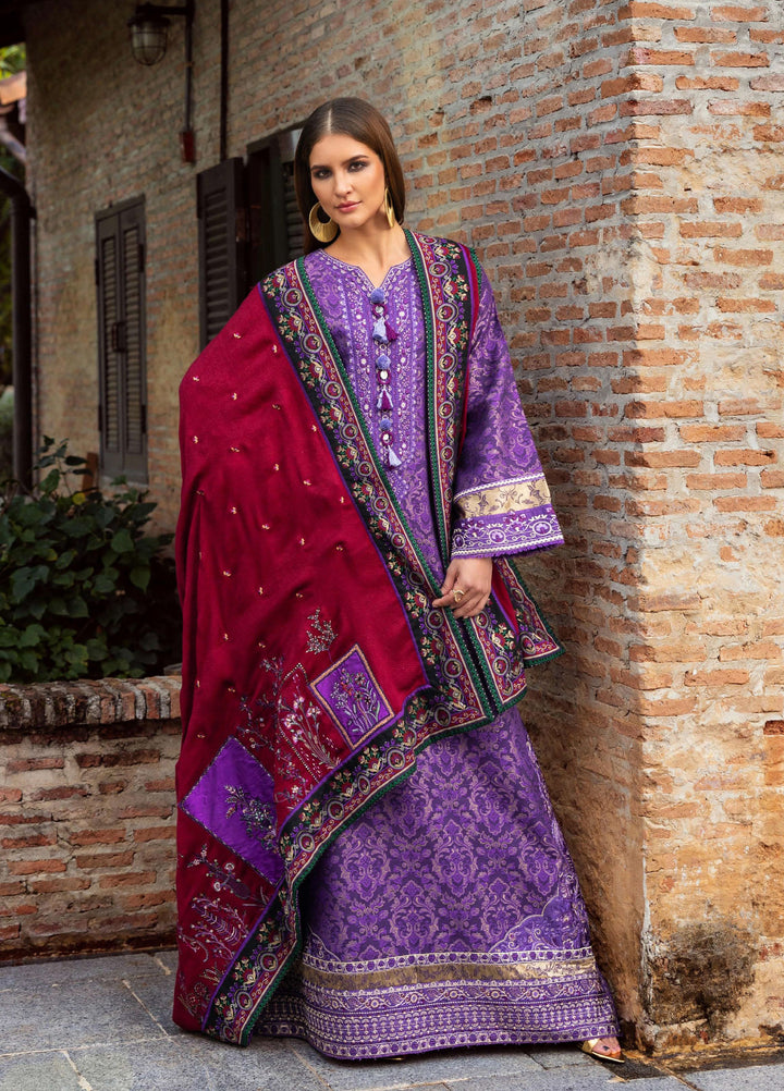 Mushq Broadway Under the Tuscan Sun Embroidered Viscose Suits Unstitched 3 Piece MQ25BT D-06 Bella Terra - Winter Collection