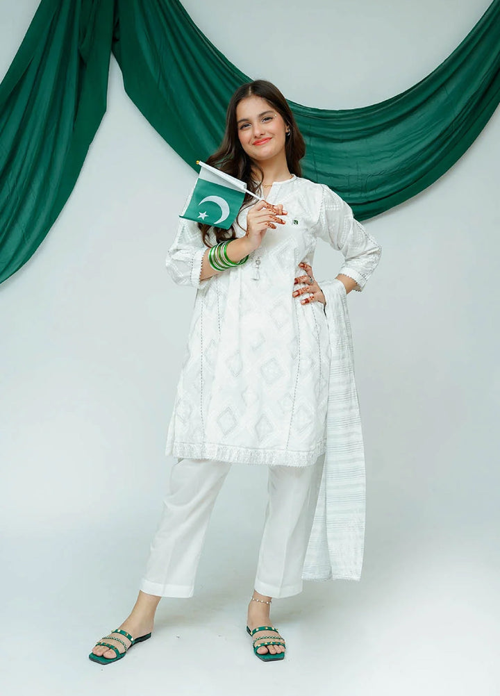 Senorita Girls RTW Printed Cotton 3 Piece Suit GBD-03514 - Casual Collection