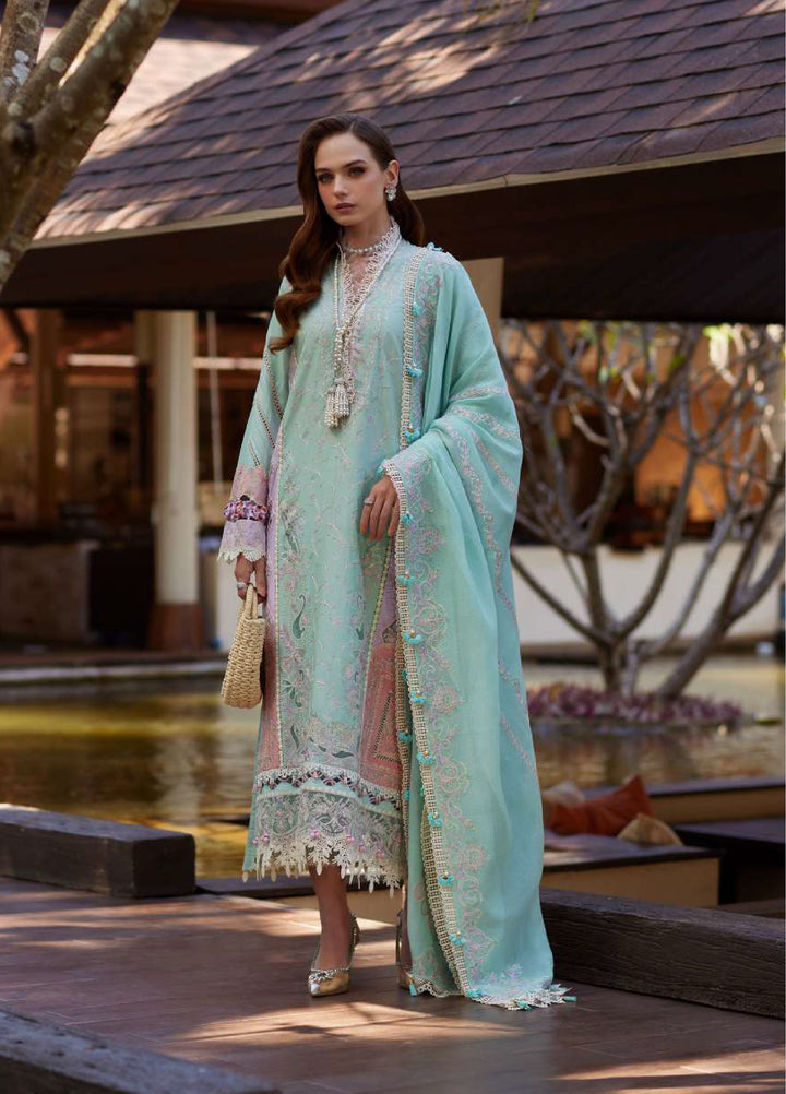Ariya by Kanwal Malik Unstitched Embroidered Luxury Lawn 3 Piece Suit KM26UA D-3 ELIANA - Summer Collection