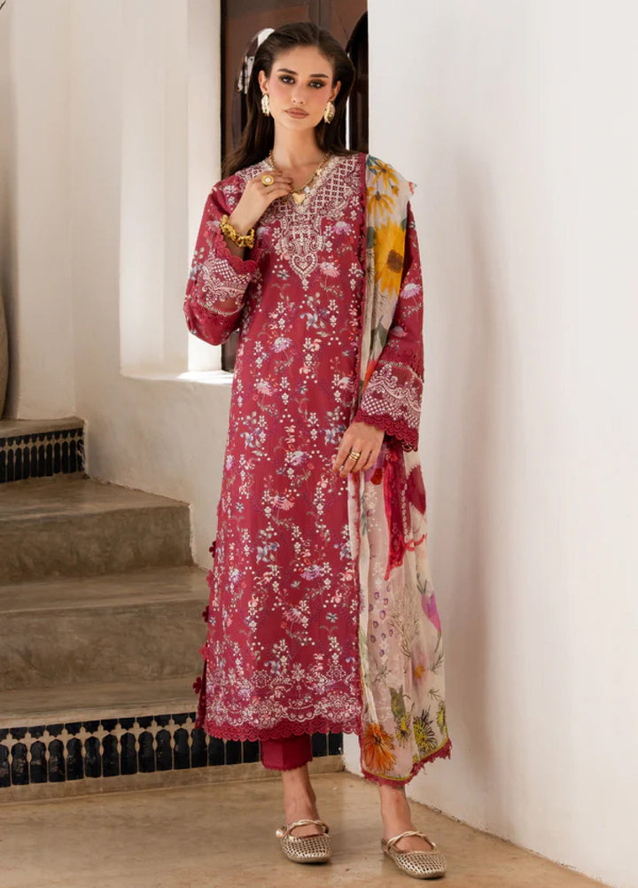 Shezlin Chikankari by Aabyaan Unstitched Embroidered Lawn 3 Piece Suit ABY26USC AZ-06 AMARA - Summer Collection