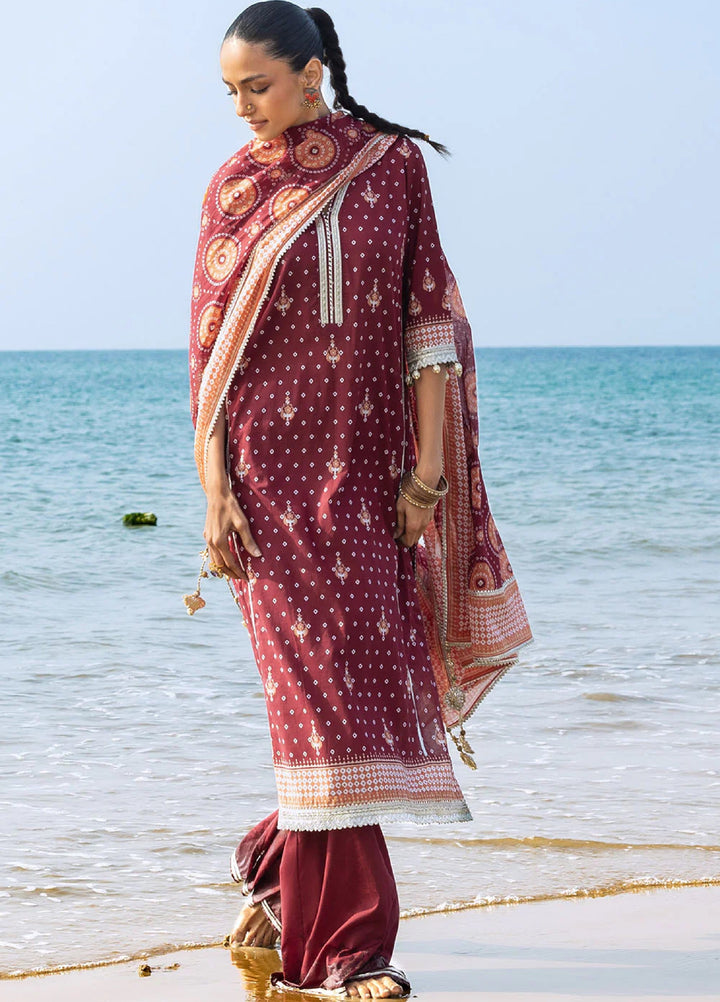The Chunri by Gul Ahmed Unstitched Printed Lawn 3 Piece Suit GA26UTCL CL-62168 B - Summer Collection