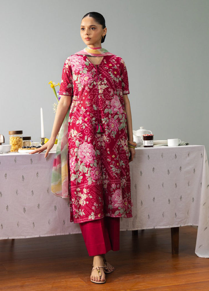 Coco by Zara Shahjahan Unstitched Printed Lawn 3 Piece Suit CZS26ULV KOHANA-4B - Summer Collection
