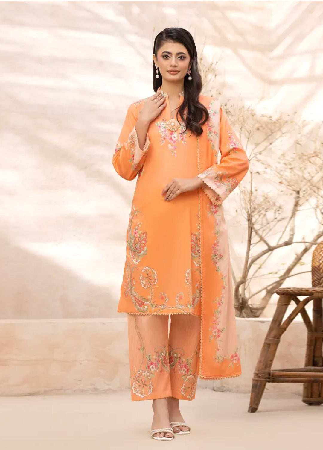Cocoon by Regalia Textiles Unstitched Printed Lawn 3 Piece Suit RG26UCL D-5 - Summer Collection