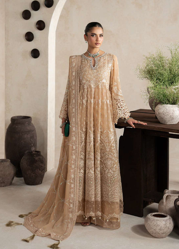 Gulaal Unstitched Embroidered Chiffon 3 Piece Suit GL26ULW Niaa D-54 - Wedding Collection