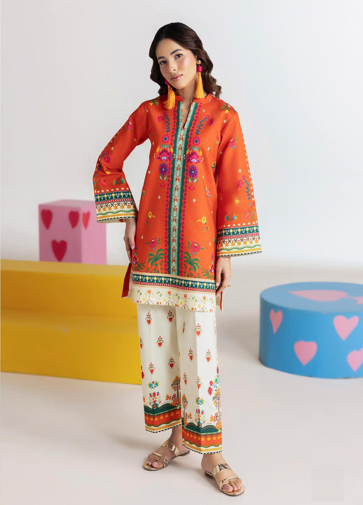 Amal Prints by RajBari Unstitched Printed Lawn 2 Piece Suit RB26UPA D-4 - Summer Collection
