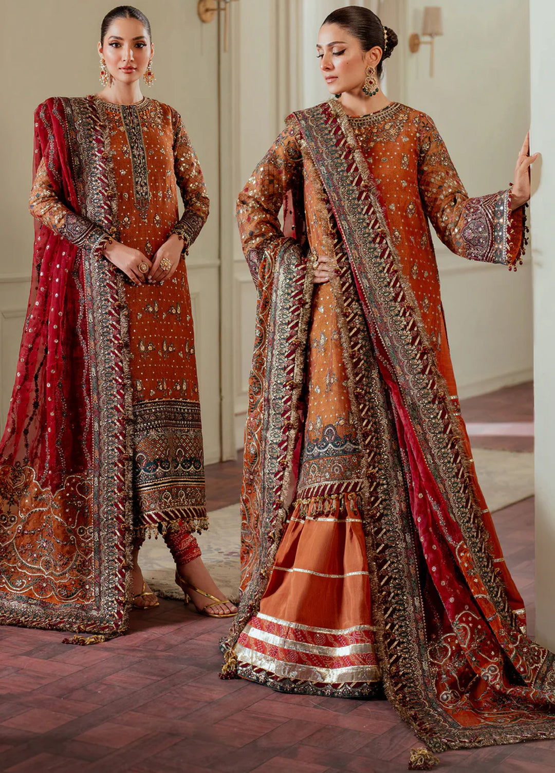 Chantelle by Baroque Unstitched Embroidered Net 3 Piece Suit BQ26UFC V13-D01 - Festive Collection