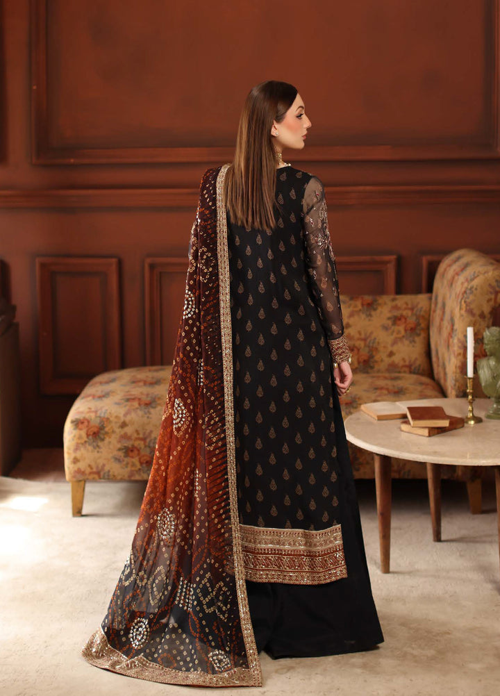 Alfaaz By Nureh Festive Unstitched Chiffon Embroidered 3 Piece Suits NU25AF NL-93 - Festive Collection