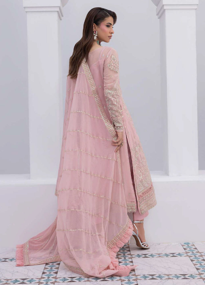 Maeri by Gulaal Unstitched Embroidered Chiffon 4 Piece Suit GL26UMC Perle D-44 - Festive Collection
