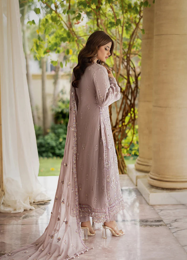 Ishq Aatish by Emaan Adeel Unstitched Embroidered Chiffon 3 Piece Suit AT-01 GUL BANO - Festive Collection