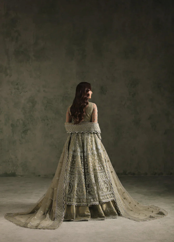 Esmeree by Imran Ramzan Embroidered Unstitched Net 3 Piece Emeraude De Sauge - Formals Collection