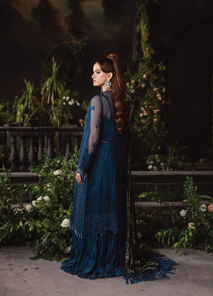 Amelia by Mahnur Unstitched Luxury Organza Embroidered 3 Piece Suits MN25AL AM-008 - Winter Collection