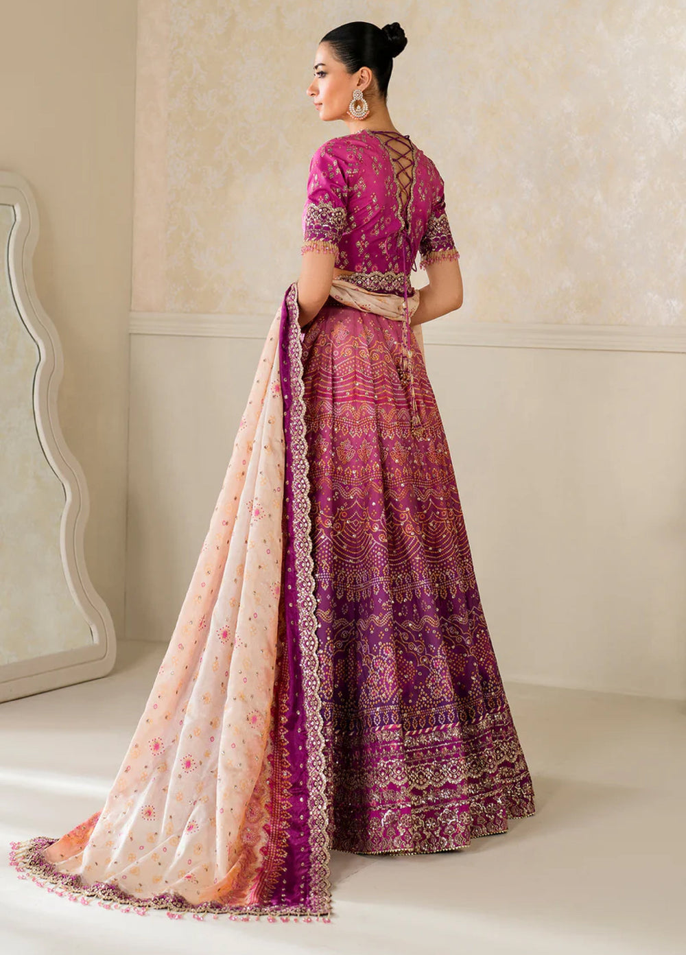 Chantelle by Baroque Unstitched Embroidered Raw Silk 3 Piece Suit BQ26UFC UF-4163 - Festive Collection