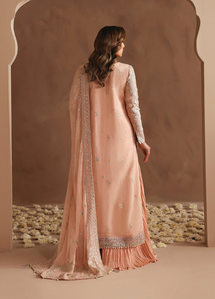 Neorah by Xenia Formals Unstitched Chiffon Embroidered 3 Piece Suit XE26UN D-6 IDRAK - Festive Collection