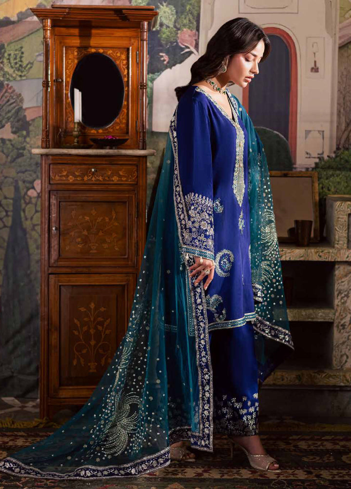 Nureh Nur Mahal The Silk Edit Unstitched Suits 3 Piece NU25NM NE-192 - Festive Collection