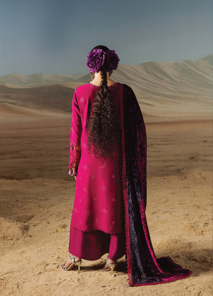 Amelia by Mahnur Unstitched Luxury Cotrai Embroidered 3 Piece Suits MN25AL AM-011 - Winter Collection