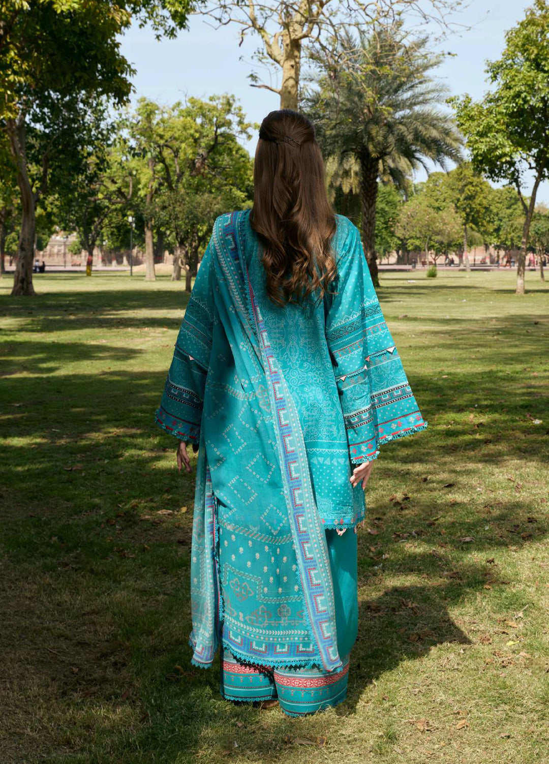 Angan by Kahf Unstitched Printed Lawn 3 Piece Suit KHF26ULA KEHKASHAN KPS-5B - Festive Collection