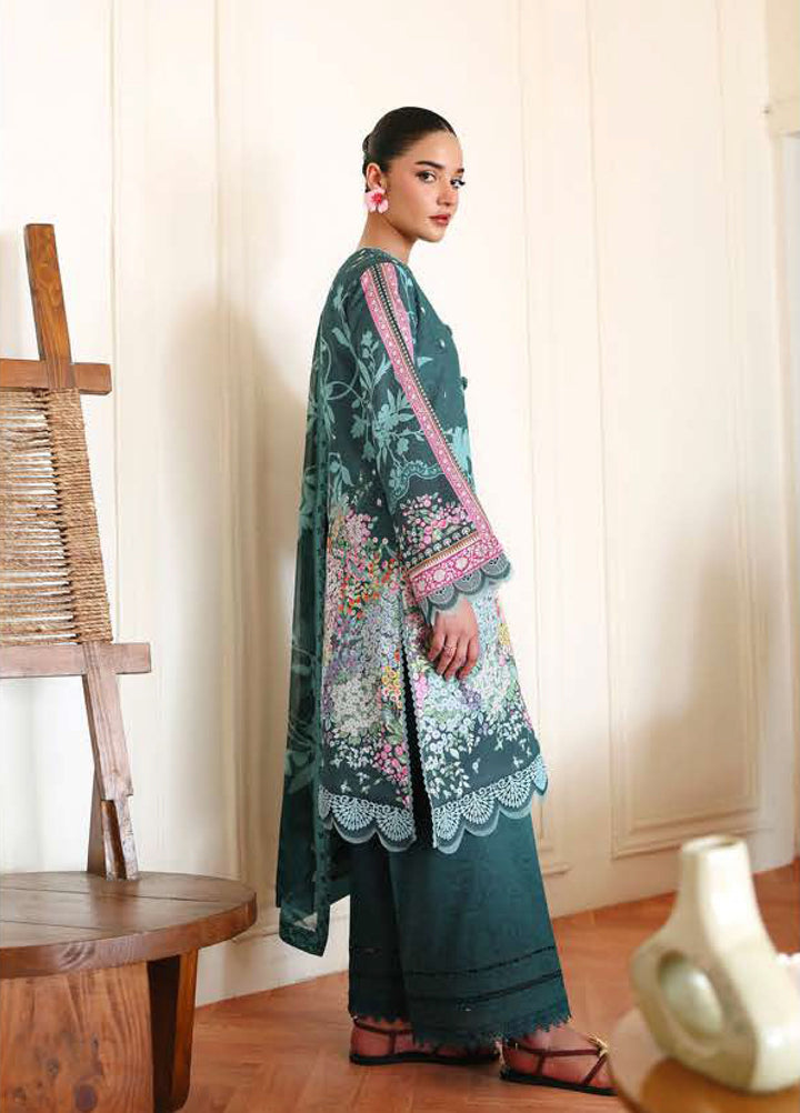 Eclat Garden by Roheenaz Unstitched Printed Lawn 3 Piece Suit RN26UEL Buttercup Bloom - Summer Collection