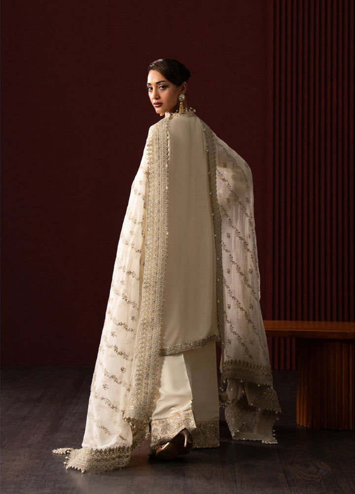 Lady by Aik Atelier Unstitched Tussar Silk Embroidered Suits 3 Piece AIK25L D-01 AIK25L - Festive Collection