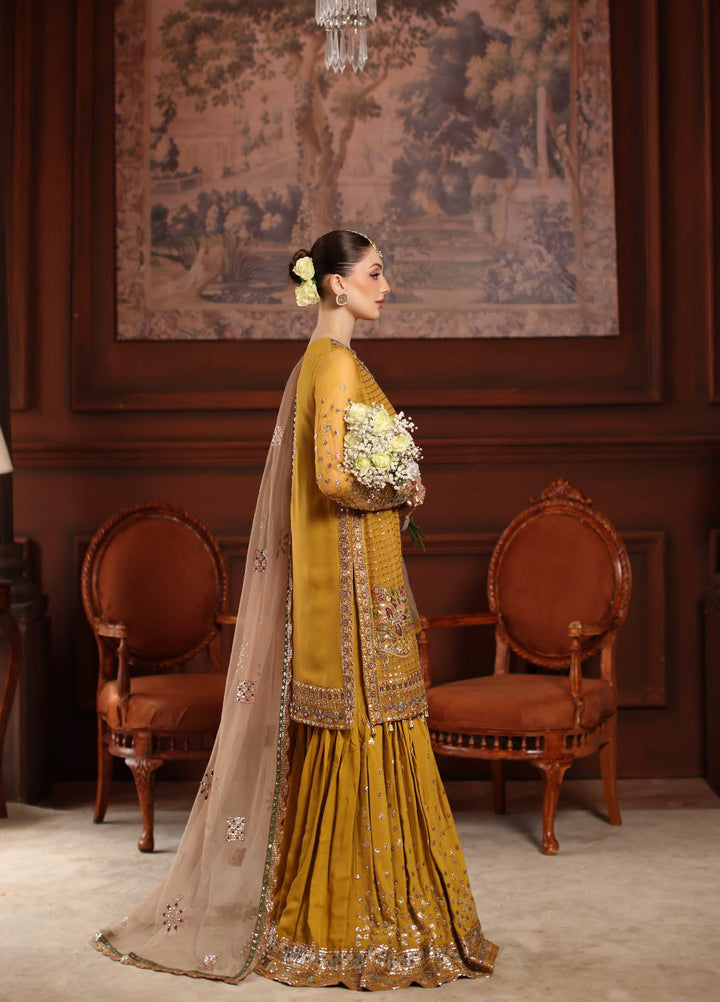 Alfaaz By Nureh Festive Unstitched Chiffon Embroidered 3 Piece Suits NU25AF NL-92 - Festive Collection