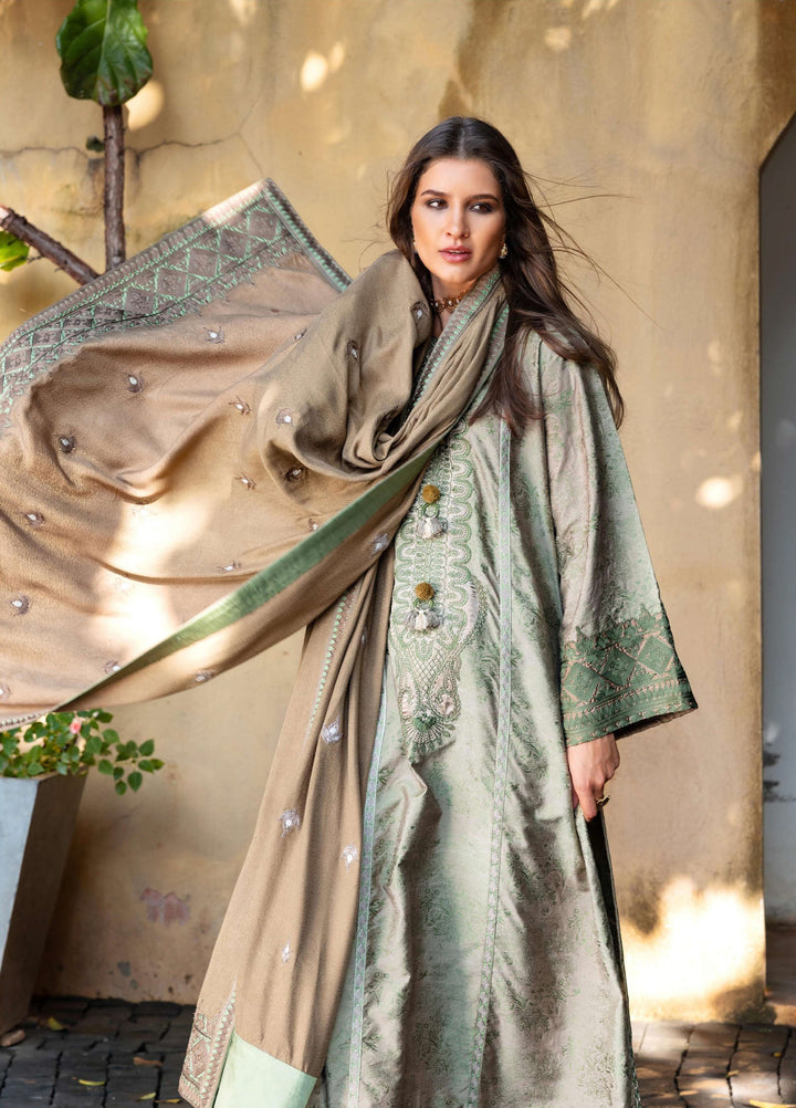 Mushq Broadway Under the Tuscan Sun Embroidered Viscose Suits Unstitched 3 Piece MQ25BT D-11 Solare - Winter Collection