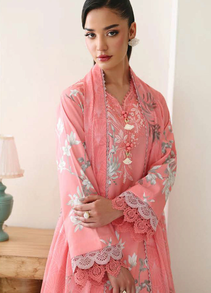 Eclat Garden by Roheenaz Unstitched Printed Lawn 3 Piece Suit RN26UEL Azalea Grace - Summer Collection