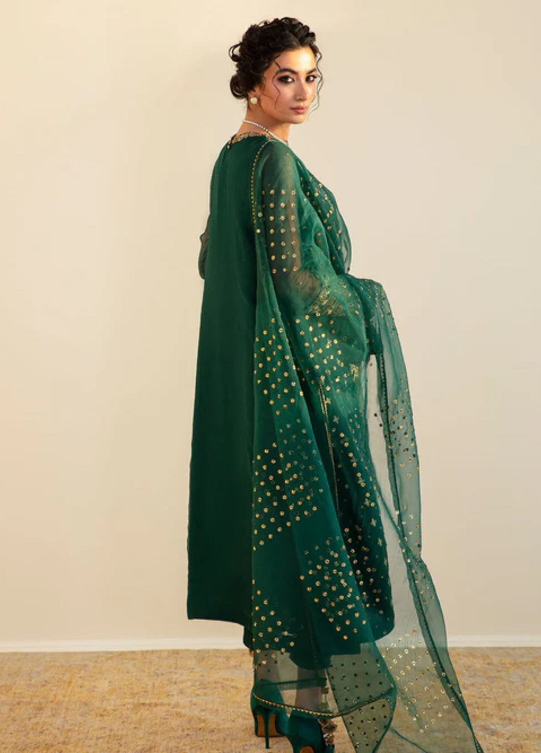 Chantelle by Baroque Unstitched Embroidered Chiffon 3 Piece Suit BQ26UFC BQU-UF-D395 - Festive Collection