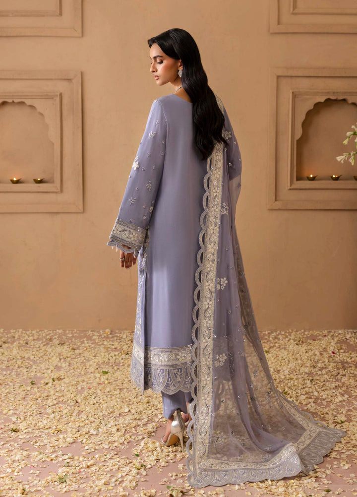Shehrzadi by Emaan Adeel Unstitched Embroidered Chiffon 3 peice EA25SC Saharsh - Formals Collection