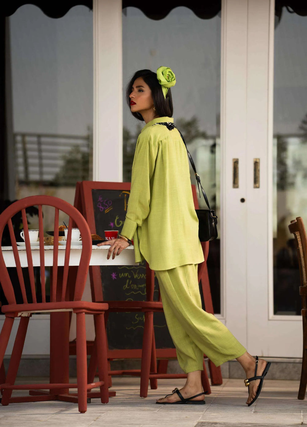 Minor Defect by Ayesha Somaya RTW Solids Irish Linen 2 Piece Suit Stella Casual Collection